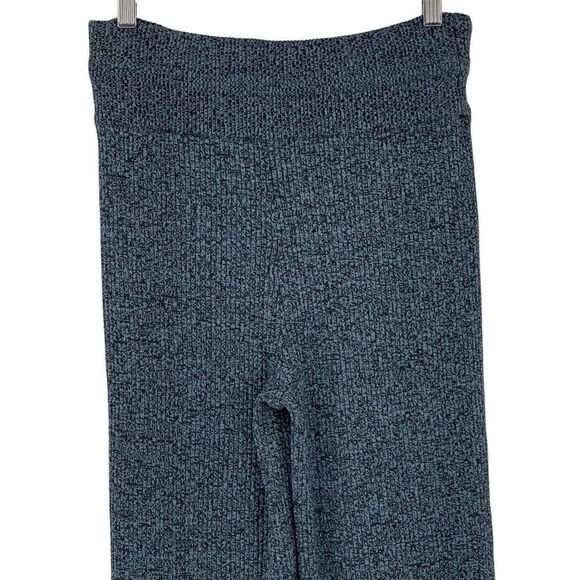 Athleta Reverie Sweater Pant Blue Wicking Breathable Wide Leg Women Small Warm - Picture 6 of 8